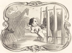 Die Unglücke des Chemikers Dumas von Honoré Daumier