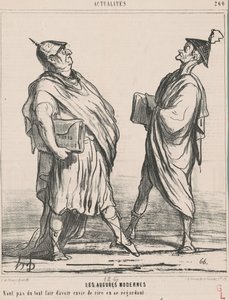 Die modernen Auguren ... von Honoré Daumier