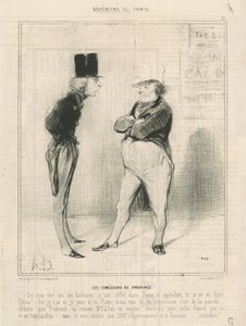 Die Provinzschauspieler von Honoré Daumier