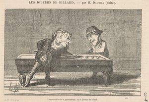 Die Wunder der Gymnastik ... von Honoré Daumier