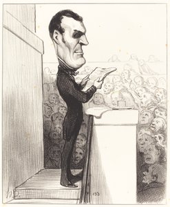 M.L.P.F. Esquirou de Parieu von Honoré Daumier