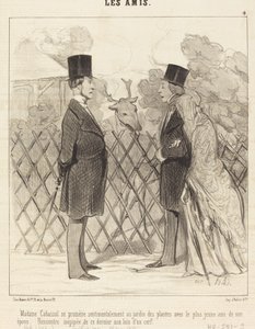 Madame Cabassol spaziert... von Honoré Daumier