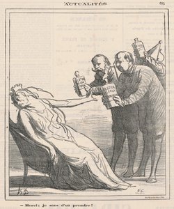 Danke, ich habe gerade etwas genommen von Honoré Daumier