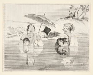 Mme. Greluche: Oh Gustave, dass von Honoré Daumier