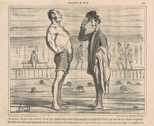 Herr, hätten Sie die Güte mir zu sagen ... von Honoré Daumier