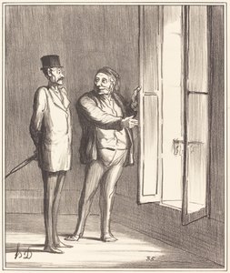 Monsieur wird hier sehr gut sein... von Honoré Daumier
