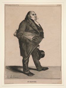Mr. Barthe, pl. 294 aus der Serie Célébrité de la Caricature von Honoré Daumier