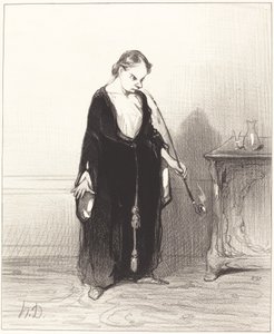 O Freude des Opiums, die du mir raubst!... von Honoré Daumier