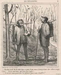 Man hatte uns gesagt, in dieses Land zu kommen ... von Honoré Daumier