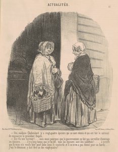 Ja, Madame Chaboulard ... von Honoré Daumier