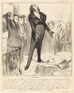 Kindliche Frömmigkeit von Honoré Daumier