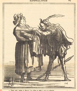Vorsicht, Madame la Majorité! von Honoré Daumier