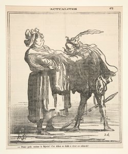 Vorsicht, Madame la Majorite! von Honoré Daumier