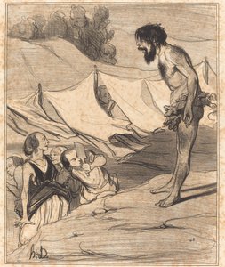 Präsentation des Odysseus bei Nausikaa