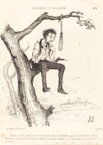 Quand on est possesseur de cent actions... von Honoré Daumier