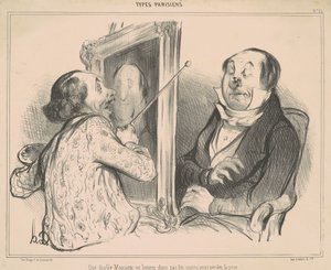 Que Diable Monsieur Ne Bougez donc pas... von Honoré Daumier