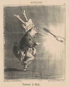 Empfang der Rute von Honoré Daumier