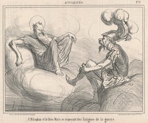 Heiliger Mitophan und der Gott Mars