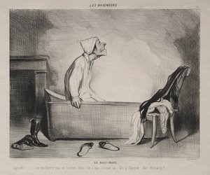 Die Badenden, Platte 12: Das heiße Bad, 28. Oktober 1839