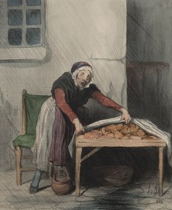 Das Kapitel der Interpretationen, Platte 8: Jeder Brand fürchtet kaltes Wasser von Honoré Daumier