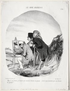 Der gute Bourgeois, Platte 23: Aber ja, mein Lieber, ich versichere Ihnen, dass dieser Herr zeichnet..., 184