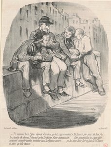 Du kennst den dicken Abgeordneten von gegenüber gut... von Honoré Daumier