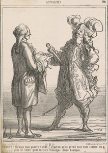 Turgot -- Nun, mein armer Condé ... von Honoré Daumier