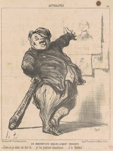 Ein neu bekehrter Bonapartist von Honoré Daumier