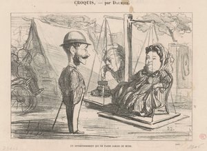 Ein Vergnügen, das ... der Mode von Honoré Daumier