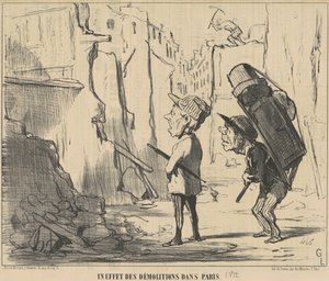 Eine Wirkung der Abrisse in Paris