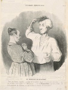 Ein Herr, der sich verjüngt von Honoré Daumier