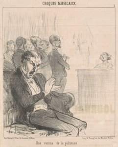 Ein Opfer der Höflichkeit von Honoré Daumier