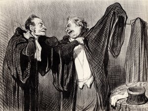 Unter Kollegen von Honoré Daumier