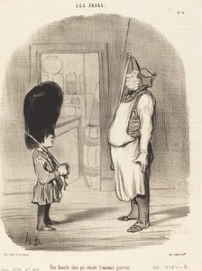 Eine Familie, bei der der Kriegsinstinkt wohnt