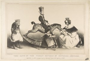 Sehr hochmütige und sehr mächtige legitimistische Gören, Februar 1834 von Honoré Daumier