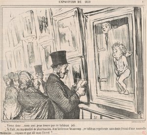 Komm schon ..., mein Freund, ich finde nicht ... von Honoré Daumier