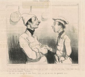 Sie wissen doch, der Schwamm, den Sie sagten... von Honoré Daumier