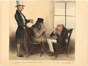 Voyez, Mr. Mayeux, cet animal... von Honoré Daumier