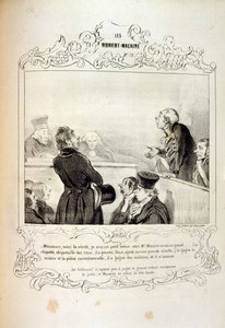 Illustrationen über Ideen und Legenden Philipon unter dem Titel Les Cent und Robert Macaire von Honoré Daumier