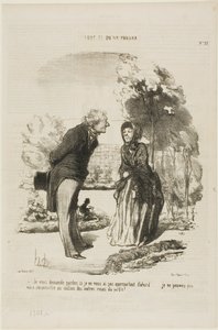 „- Es tut mir leid, dass ich Sie nicht sofort erkannt habe. Ich konnte Sie nicht von all den anderen Rosen unterscheiden!“, Platte 55 aus Tout Ce Qu