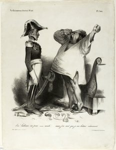 „- Sire! Lissabon wurde erobert. - aaaah!!... und ich träumte, dass ich tapfer gekämpft hätte!“, Platte 304