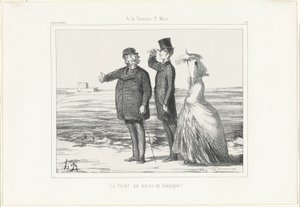 In Varenne, Saint-Maur. „Da! Mein Landhaus“, Platte 418 aus Souvenirs d’artistes