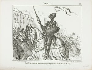 El Cid zieht auch in den Kampf gegen die Mauren, Platte 116 aus Actualités
