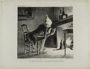 General Mortier, am Abend vor der Schlacht von Waterloo, Tafel 456