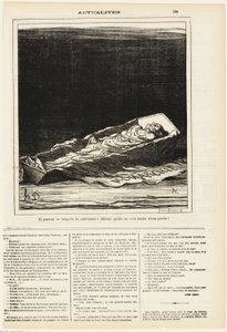 Inzwischen bestehen sie darauf, dass es ihr nie besser ging, Platte 183 aus Actualités