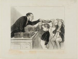Herr Jean-Joseph-Chaboulard... erster Preis für gute Gesundheit!, Platte 28 aus Professeurs et Moutards