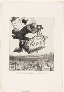 Nadar erhebt die Fotografie zur Kunst, Tafel 367 aus Souvenirs d’artistes von Honoré Victorin Daumier