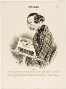 Die Stickerin von Honoré Victorin Daumier