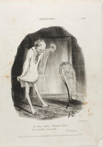 Das Kleid fällt, der Mann bleibt, und die Beine zittern. (J.B. Rousseau), Platte 10 aus Coquetterie