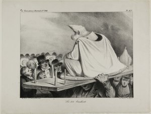 Der lose Kopf, Platte 427 von Honoré Victorin Daumier
